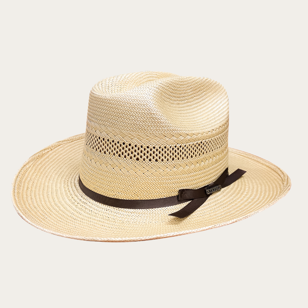 Vented straw fedora 2024 hat